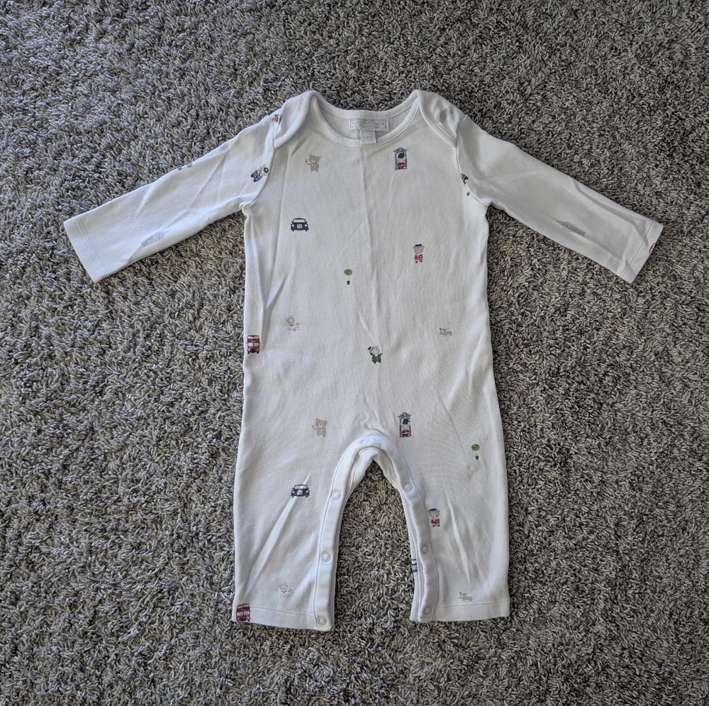 Baby boys sleeper The little white company London infant sleeper